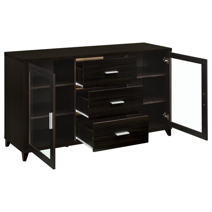 Living Room : Tv Consoles - 2-door Tv Stand With Adjustable Shelves Cappuccino