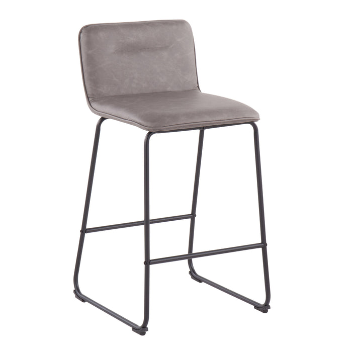 Casper - Fixed Height, Contemporary Counter Stool (Set of 2)