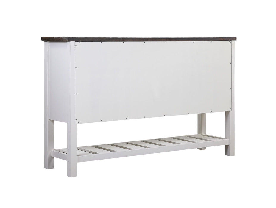 Mountina - 2 Drawer Server - Brown / White