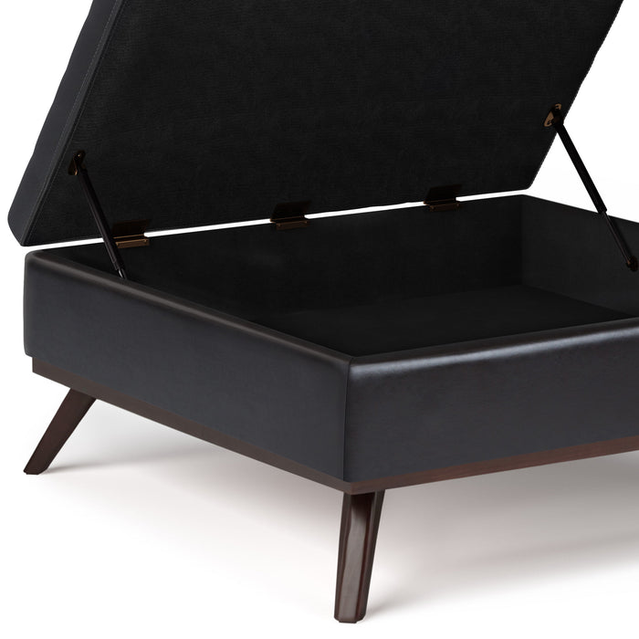 Owen - Square Coffee Table Storage Ottoman