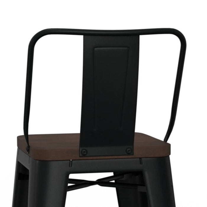 Rayne - 24" Metal / Wood Counter Height Stool