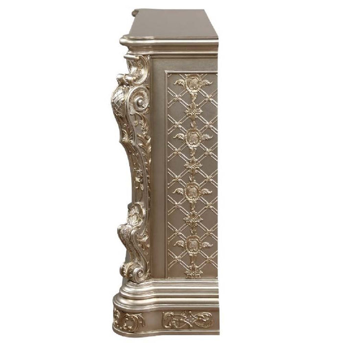 Zabrina - Fireplace - Antique Silver Finish - 49.5"