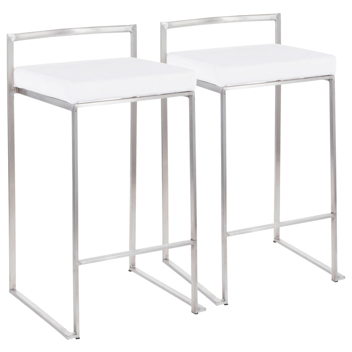 Fuji - Contemporary Elegant Stackable Counter Stool Set