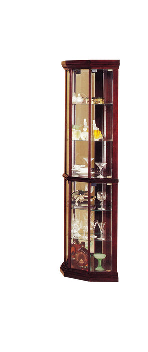 Huxley - Curio Cabinet (Corner) - Cherry