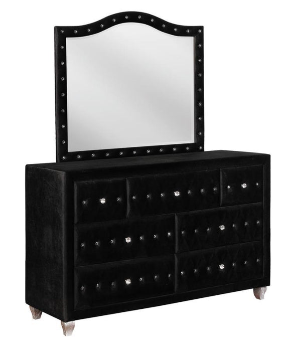 Deanna - Upholstered Dresser Mirror