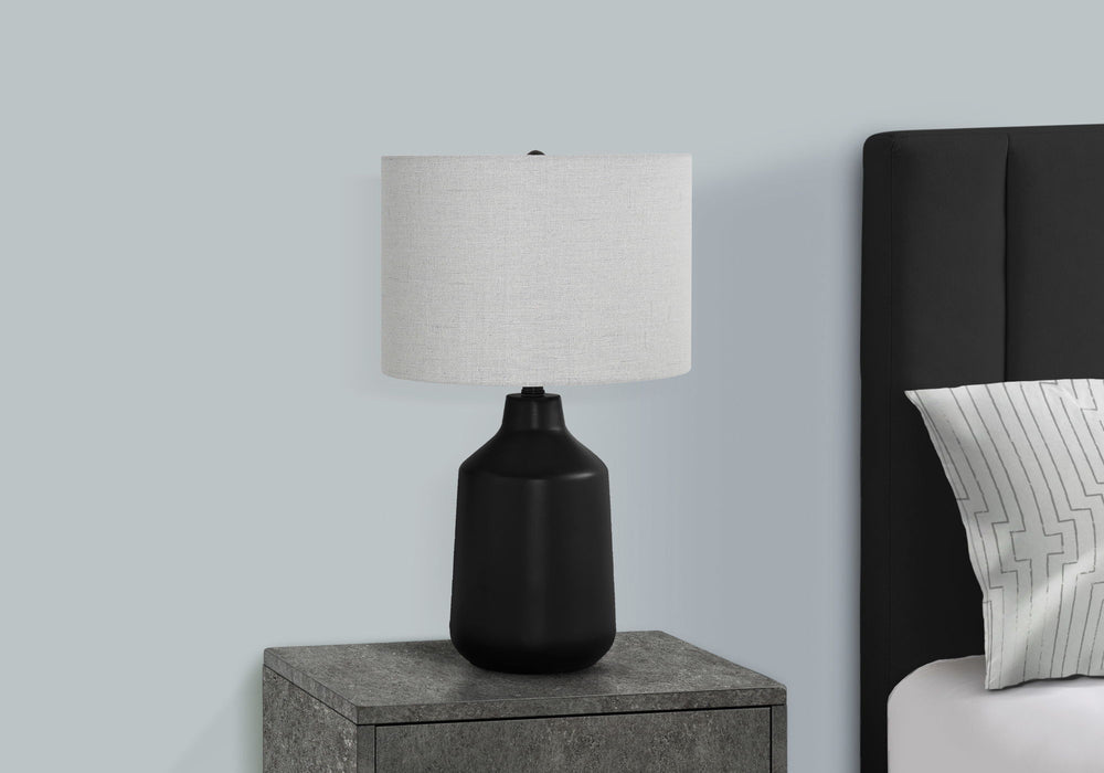 Lighting, Table Lamp, Concrete, Contemporary - Black