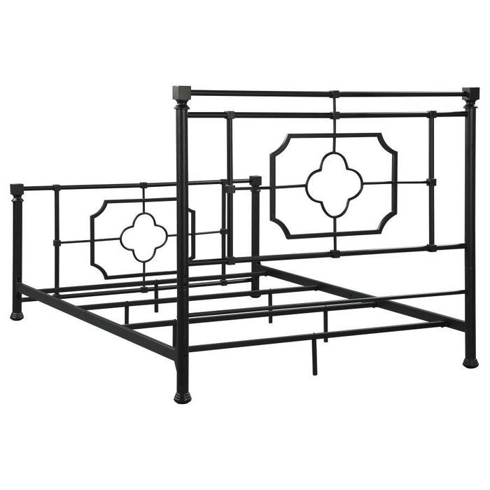 Paskay - Metal Eastern King Open Frame Bed - Weathered Black