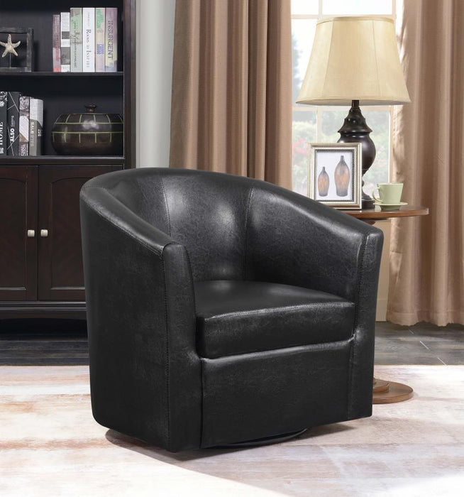 Turner - Upholstery Sloped Arm Accent Swivel Chair