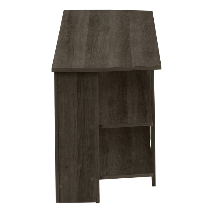 TV Stand, Console, Media Entertainment Center, Storage Shelves, Living Room, Bedroom, Contemporary, Modern - Oak