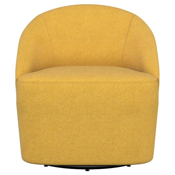 Leon - Upholstered Accent Swivel Barrel Chair