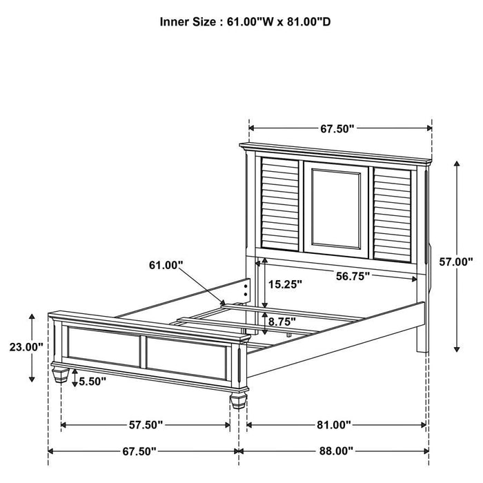 Franco - Panel Bed