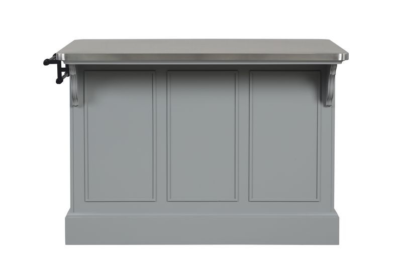 Urrur - Kitchen Island - Gray Finish