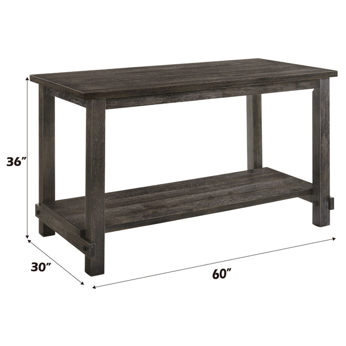 Martha II - Weathered Counter Height Table - Gray