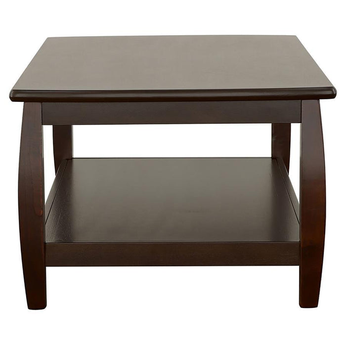 Willemse Motion Collection - Rectangular Coffee Table With Lower Shelf Espresso