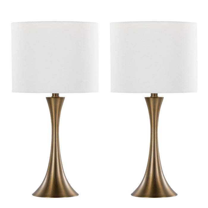 Lenuxe - Contemporary & Modern Design Table Lamp (Set of 2)