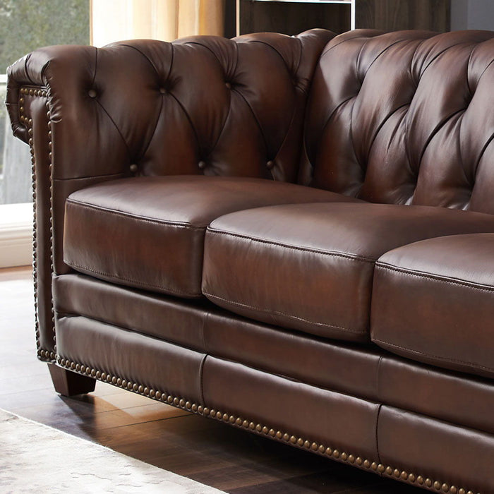 Stanwood - Leather Sofa - Caramel