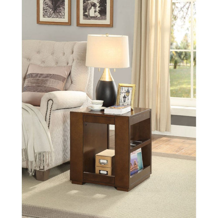 Pisanio - End Table - Espresso - 21"