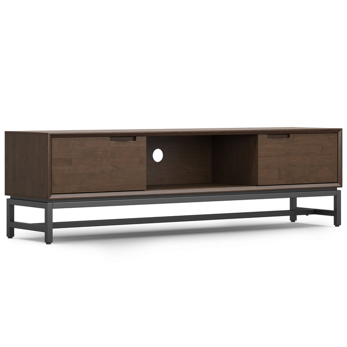 Banting - 72" Low TV Stand - Walnut Brown