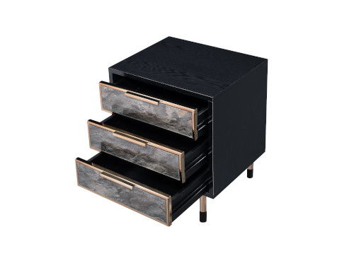 Arbyrd - Accent Table - Black & Champagne