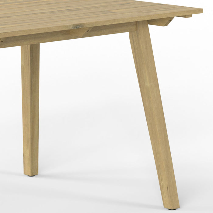 Kona - Outdoor Dining Table - Light Teak