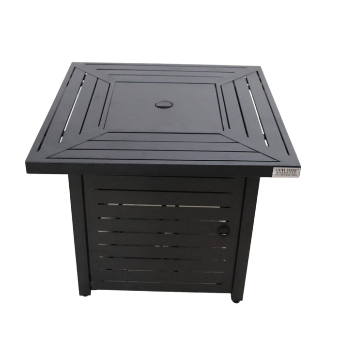 Propane / Gas Fire Pit Table - Black