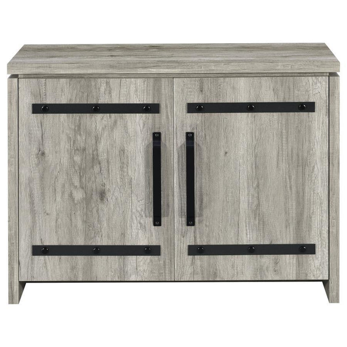 2-door Accent Cabinet Grey Driftwood