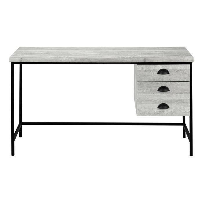 Computer Desk For Home Office, Laptop, 3 Storage Drawers, Contemporary & Moder