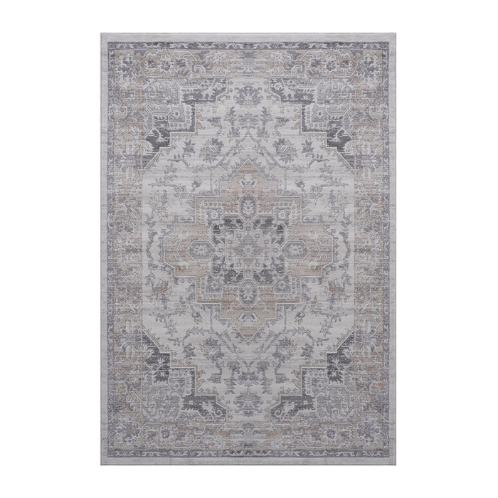 Marfi - 2' x 3' Oriental Non-Shedding Living Room Bedroom Dining Home Office Stylish And Stain Resistant Area Rug