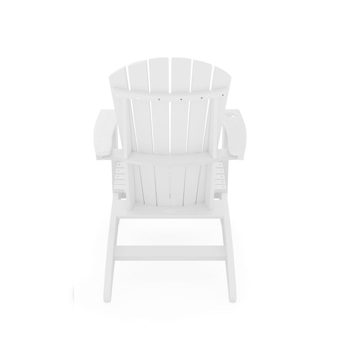 Adirondack Chair Sturdy HDPE Poly Lumber For Poolside, Patio, And Garden Relaxation