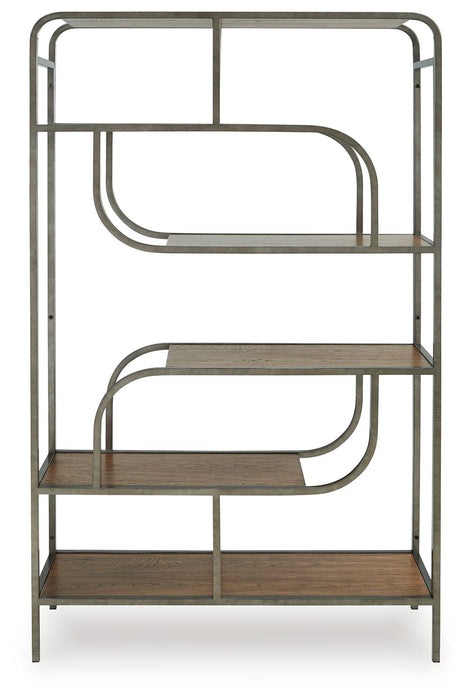 Jaddon - Brown / Antique Silver - Bookcase