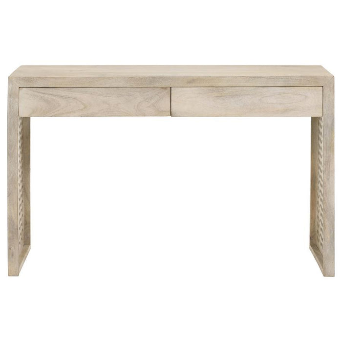 Rickman - Rectangular 2-Drawer Console Table - White Washed