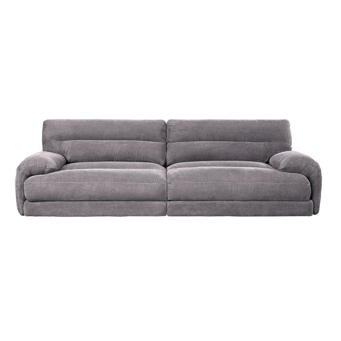 Cadenza - Corduroy Sofa - Gray