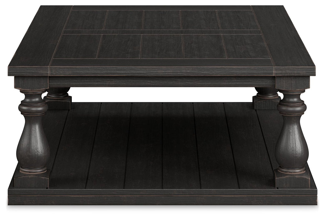 Mallacar - Black - Rectangular Cocktail Table