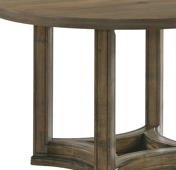 Parfield - Weathered Round Dining Table - Oak