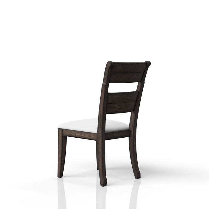 Upholstered Seat Side Chair - Chocolate