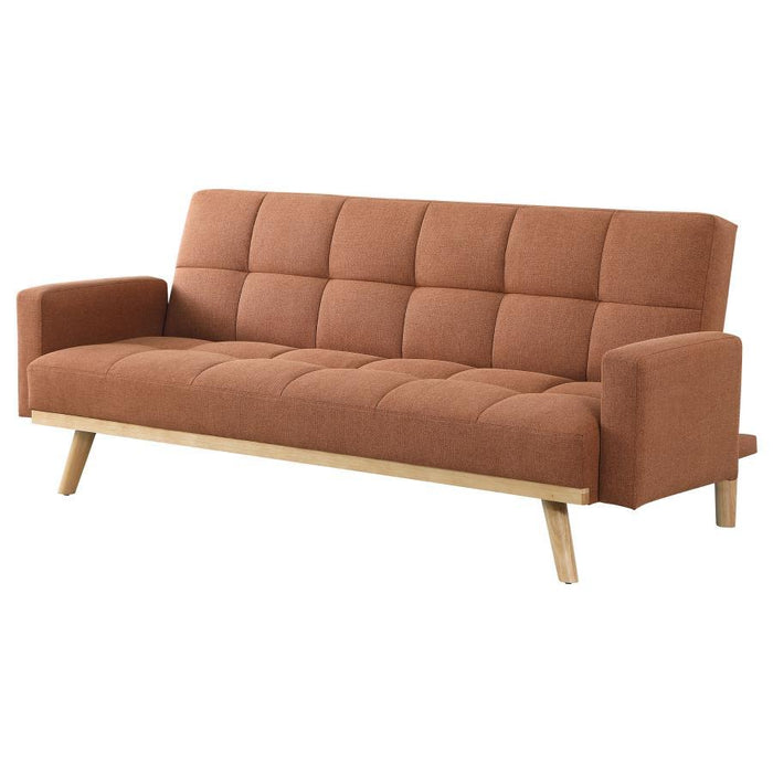 Kourtney - Upholstered Track Arms Covertible Sofa Bed