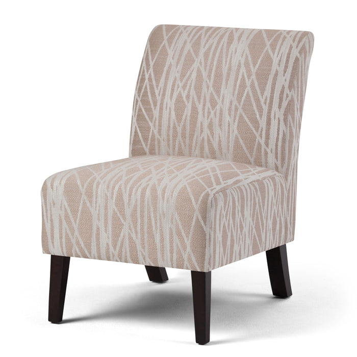 Woodford - Accent Chair - Beige / White