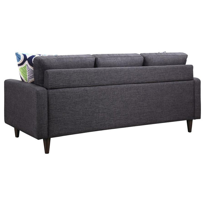 Grey - Watsonville Tufted Back Sofa Grey