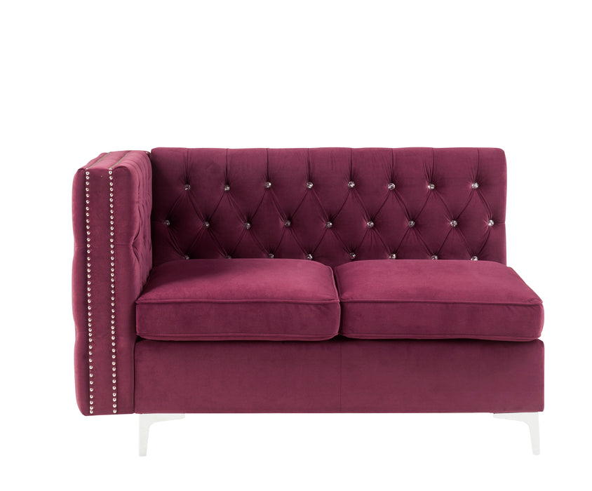 Jaszira - Modular - Armless Loveseat w/2 Pillows