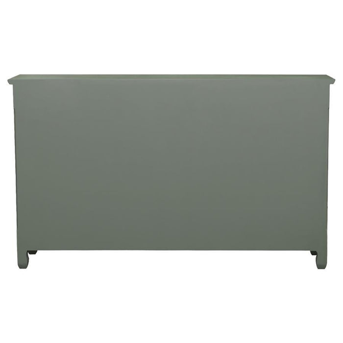 3-door Accent Cabinet Antique Green