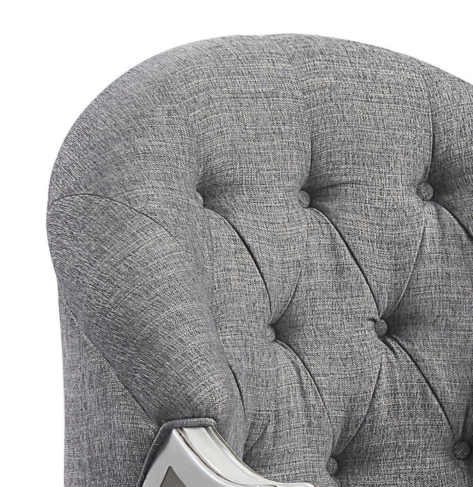 Florian - Antique Chair - Gray / White