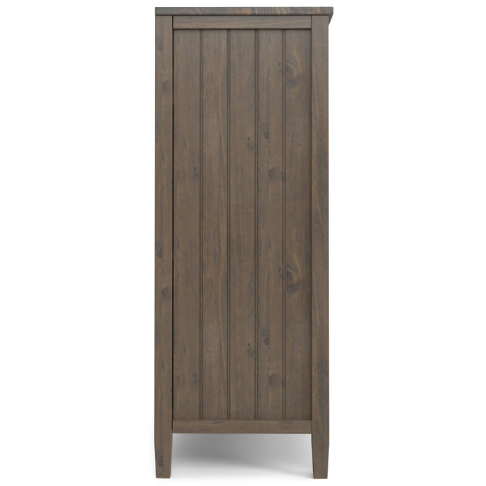 Lev - Medium Storage Cabinet - Smoky Brown