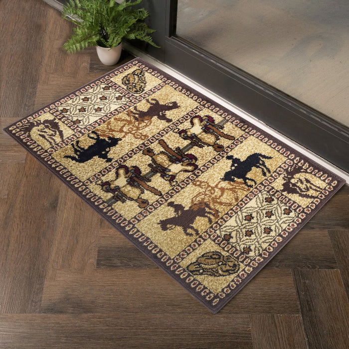 Tribes - GC_YLS4009 Beige 5' x 7' Southwest Area Rug