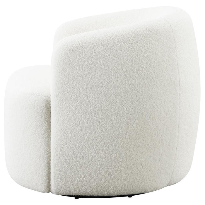 Hudson - Upholstered Swivel Chair - Natural