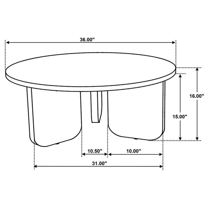 Dale - Round Solid Mango Wood Table