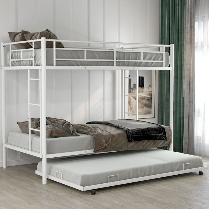 Twin Over Twin Bunk Bed With Trundle