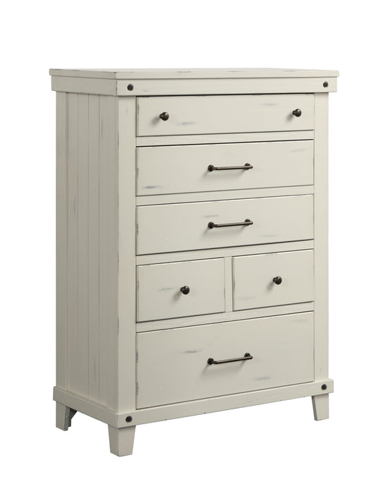 6 Drawer Chest - White