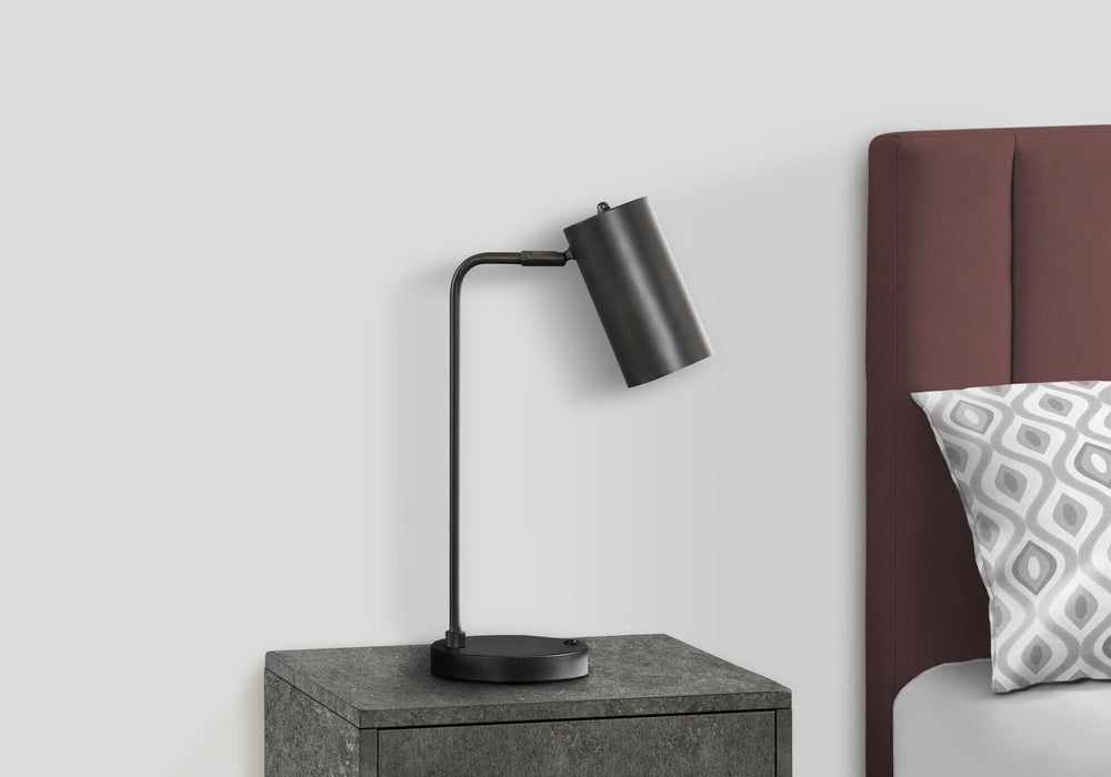 Lighting, Table Lamp, USB Port Included, Modern - Gray