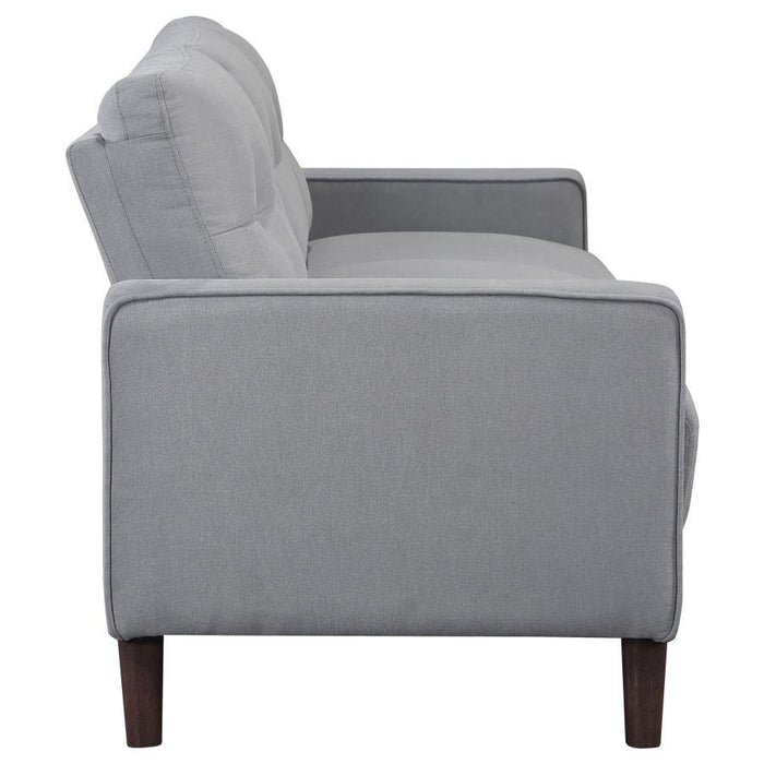 Bowen - Upholstered Track Arms Tufted Sofa Set