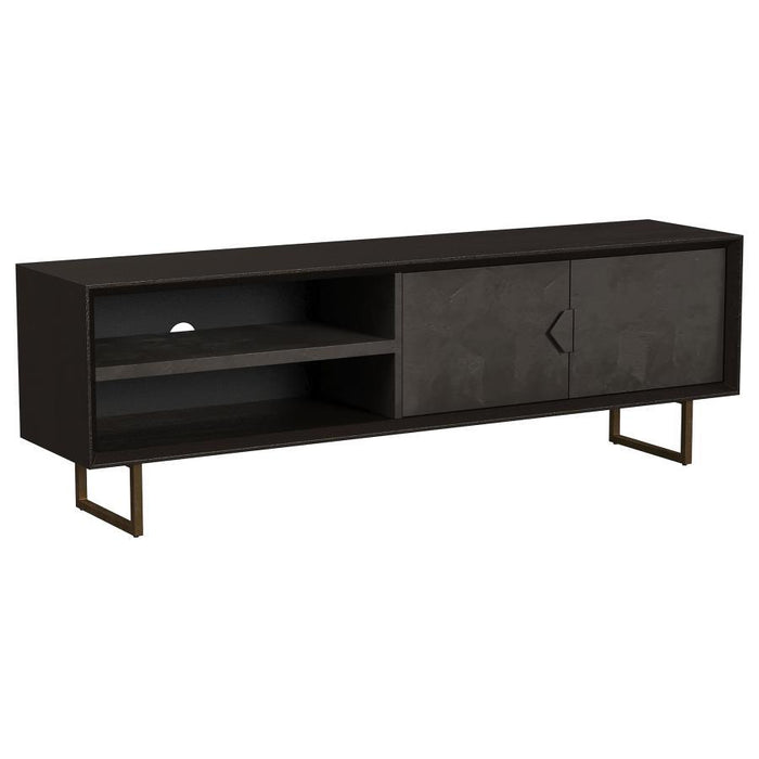 Marsden - Rectangular TV Console - Dark Brown